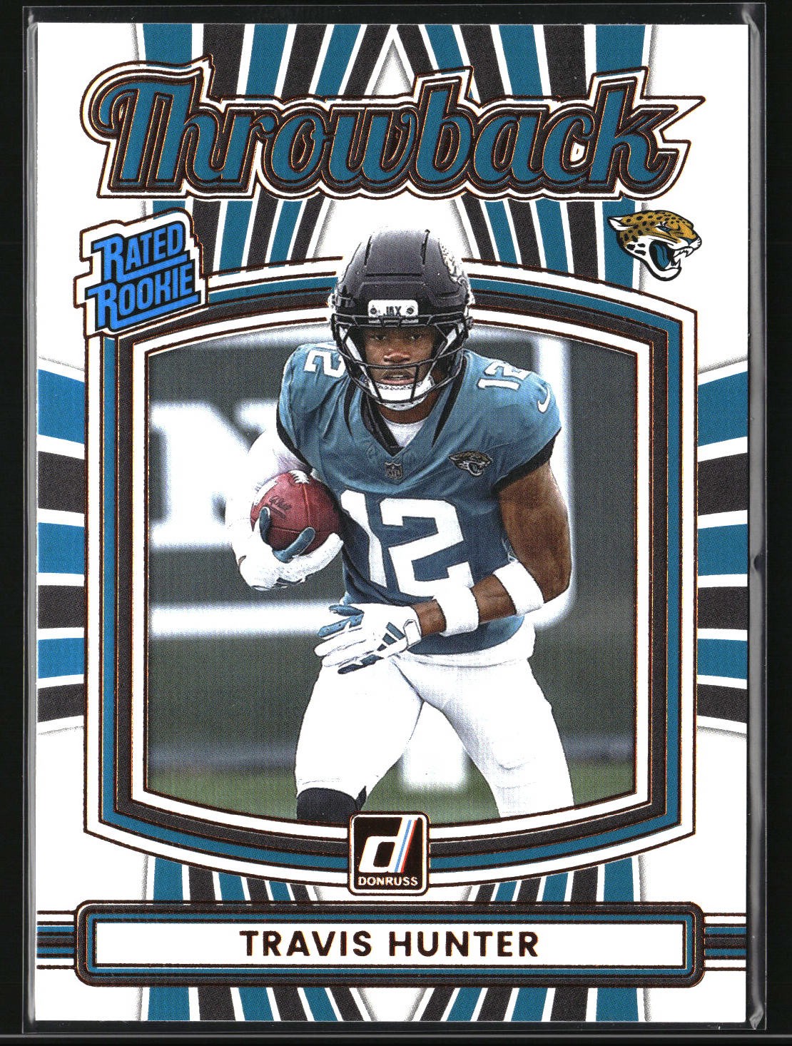 2025 Donruss #3 Travis Hunter Rated Rookies Throwback