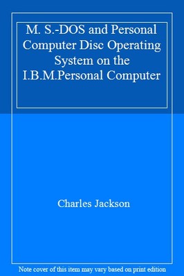 M. S.-DOS und Personal Computer Disc Betriebssystem auf dem I.B