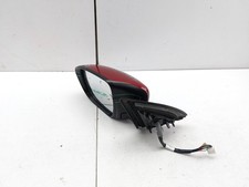 WING MIRROR POWER FOLD LEFT SIDE IN RED DAMAGED NISSAN QASHQAI J11 2014