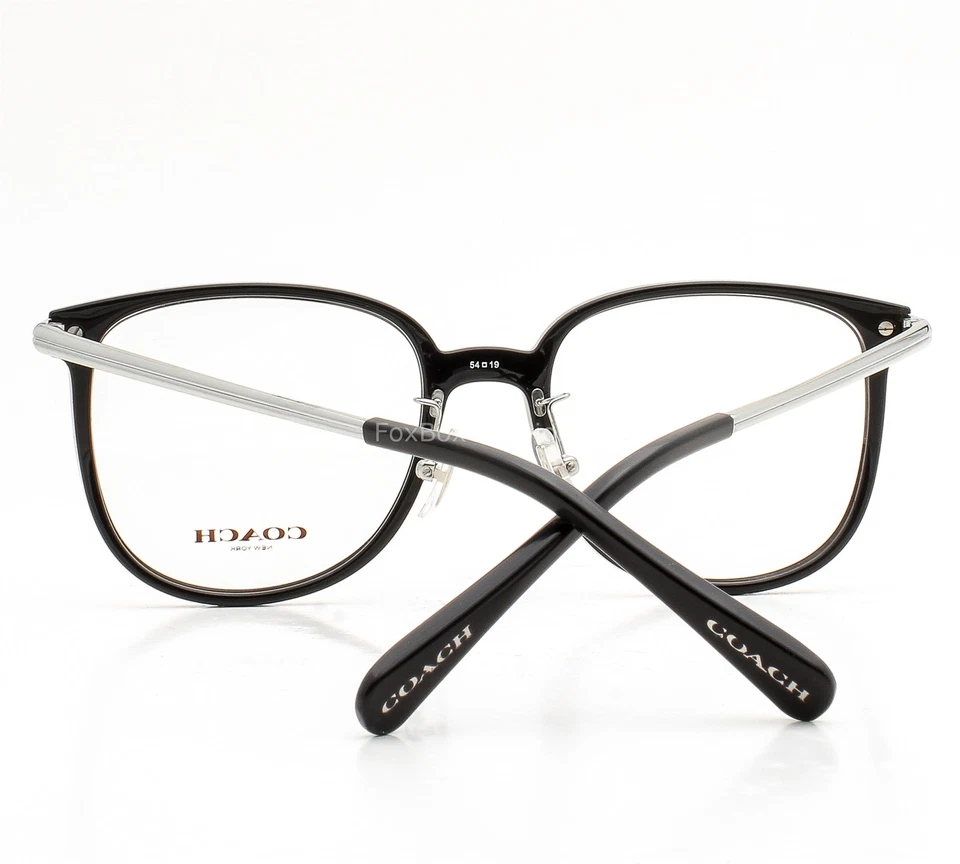 Gafas Coach HC 6241D 5002 pulidas negras sobre plateadas 54 mm con estuche Foto 3 de 4