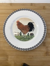 Crown Trent Pottery Annandale Farm Plate. Cockerel