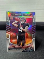 2022 Panini Rookies & Stars Airborne Silver Prizm Desmond Ridder RC Falcons