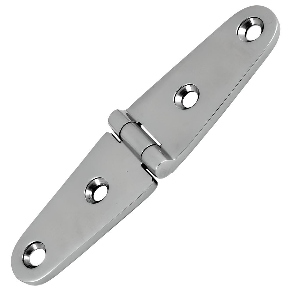 Strap Hinge. Sturdy and secure mounting of doors, gates, cabinets. A4 stainless