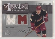 2009-10 SPx Winning Materials Peter Mueller #WM-PM 0a4