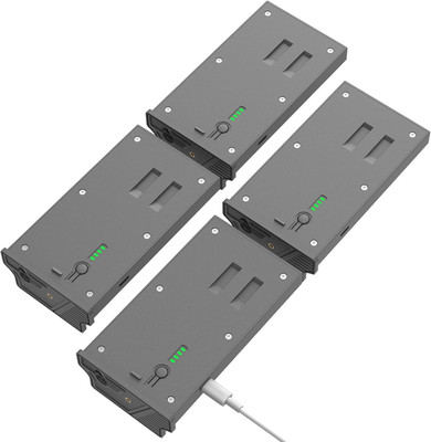 4 Pack Reveal Lithium Battery Pack, Compatible with Tactacam Reveal Cartridge fo