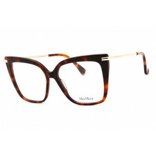 Max Mara Womens Eyeglasses Dark Havana Acetat...