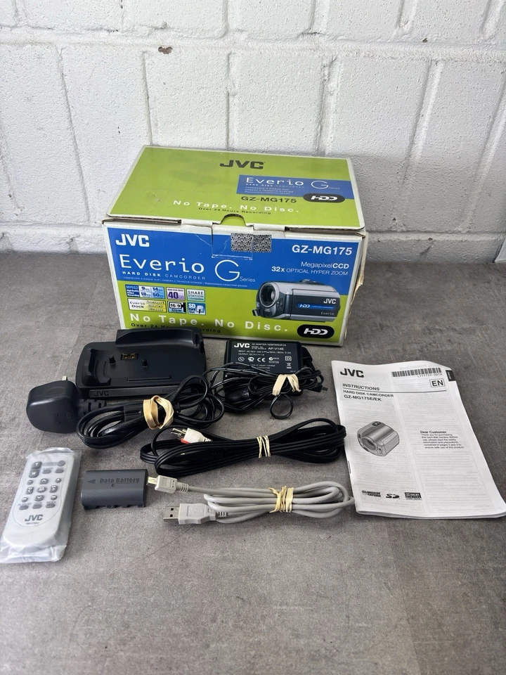 JVC Everio GZ-MG175 40GB Digital Camcorder - Working & Complete - Image 4 of 4