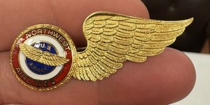 Vintage Northwest Airlines US Mail Wings 2"