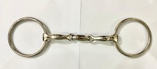 Horse Bit Lozenge Fat Double Joint Oval Link Stainless Steel New