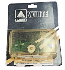 Scale Models Oliver White AGCO Diecast Model Tractor 1988's Green Sealed Packed.