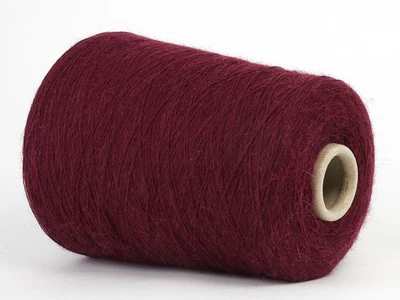 PINORI FILATI 46,50 €/kg Konenwolle * Konengarn * Alpaka & Wolle * CRASH * Bordeaux * NM 14