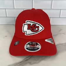 Kansas City Chiefs Hat Cap Snap Back Red 9Seventy Trucker Mesh New Era Mens