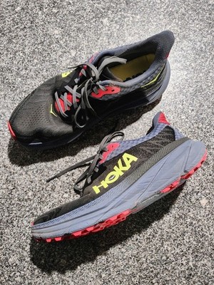 Hoka One One Mens Challenger ATR 7 1134497 ONN Black Running Shoes Sneakers 10