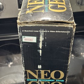 NEO GEO AES MAX 330 MEGA CONSOLE COMPLETE IN BOX TESTED WORKING 