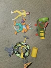 Vintage TMNT April O'Neil, Triceraton And 2 Vehicles