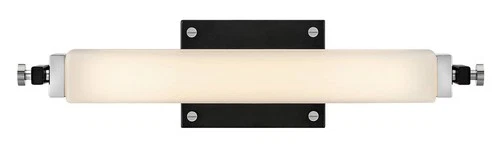 Hinkley Rollins 18" Wide Black and Chrome LED Bath Light - Picture 6 of 10