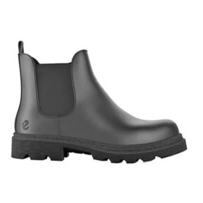ECCO Grainer, botas Chelsea de cuero de invierno para mujer 38 negras
