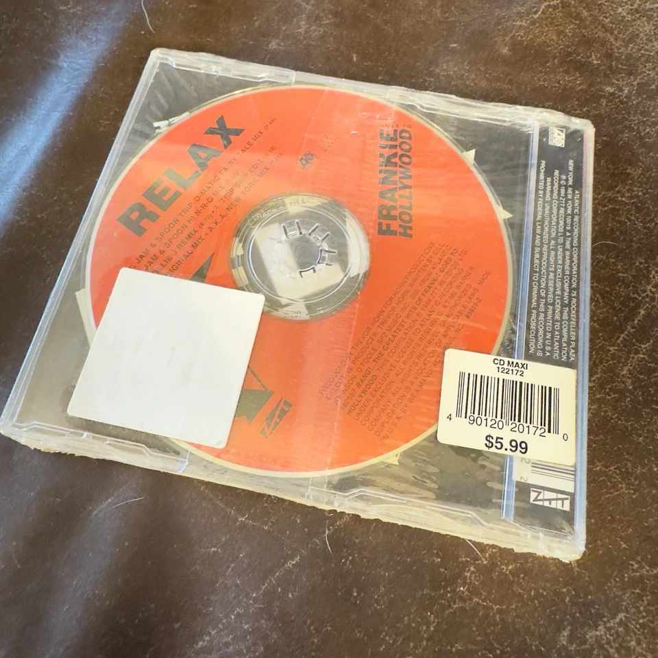 FRANKIE GOES TO HOLLYWOOD - RELAX * Rare Maxi CD Single SEALED New Wave 80s Gay Foto 3 de 4