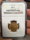 1900 $5 Liberty Gold Half Eagle NGC Graded MS 61 Beautiful Coin 🔥$1 Start🔥
