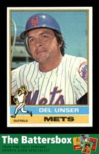 1976 Topps #268 Del Unser NM/NM+ X3737535