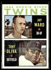 1964 Topps 1964 Twins Rookie Stars - Jay Ward/Tony Oliva Rookie EX-EX/MT Set
