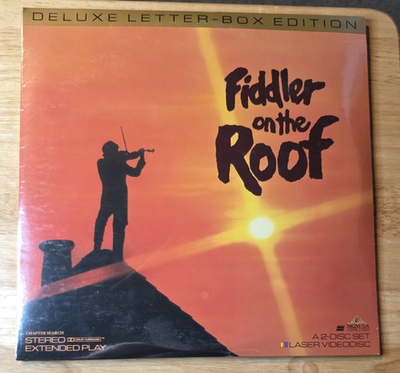 #ad Fiddler on the Roof LaserDisc Deluxe Letterbox 2 Disc Set MGM UA $18.00