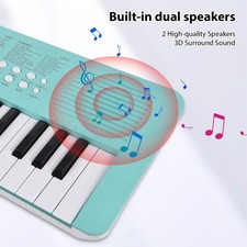 37 Key Electronic Keyboard Piano 200 Tones 200 Rhythms 35 Demos Musical