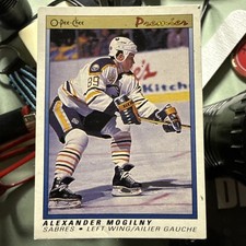Alexander Mogilny 1990-91 O-Pee-Chee Premier Rookie Card OPC #75 1st Graded. rookie card picture