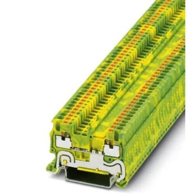 1Pc PHOENIX CONTACT - IC 3208139 Term Block DIN Rail Ground Push-InConn 3.5