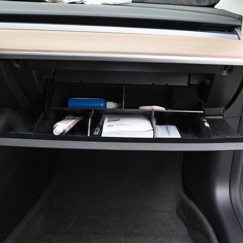 Glove Box Storage Organiser with Compartments Glovebox Car Divider - Picture 5 of 12