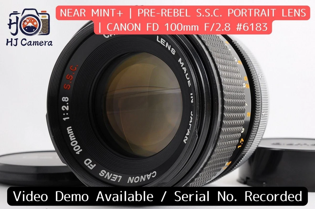 レンズ(単焦点) Canon New MF FD 100-mm F2.8 Canon FD f/2.8 Camera Lenses 100mm Focal for sale | eBay