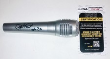 JOE BUCK ANNOUNCER LEGEND SIGNED AUTOGRAPHED MICROPHONE INSCRIBED JSA COA RARE!