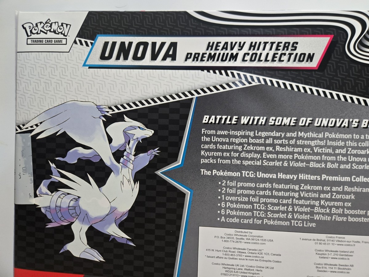 Pokémon TCG Unova Heavy Hitters Premium Collection Box – Sealed