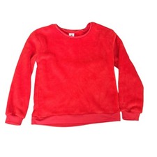 NWOT Girl's Tucker  Tate Red Pullover Fleece Top Medium M 8 10