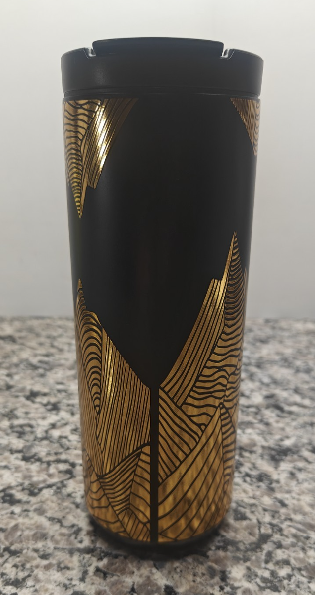 NEW Starbucks Reserve Roastery Milano Italy Tumbler Aspire Gold