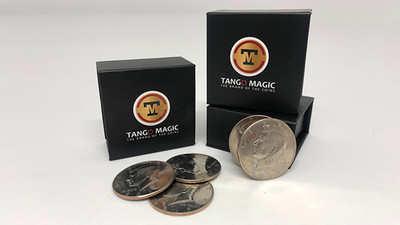Perfect Shell Coin Set Half Dollar (Shell and 4 Coins D0201) by Tango Magic Halb
