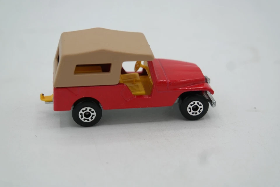 Vintage 1976 MATCHBOX Superfast Jeep CJ6 Red Loose 'Near Mint' No. 53 Lesney - Image 4 of 4