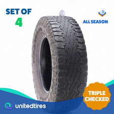 Set Of 4 Used Lt 27570r18 Goodyear Wrangler Ultra Terrain At - 6.5-8.532