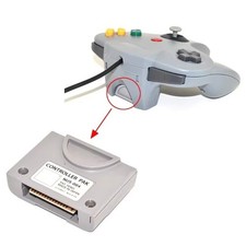 N64 Controller Pak NUS-004 OEM Official Nintendo 64 Memory Card - Tested  Works