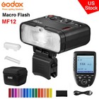 US Godox MF12 Macro Mini TTL Flash Speedlite+Xpro Trigger Kit For Macro Shooting