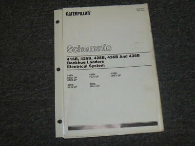 CAT Caterpillar 438B Backhoe Loader Electrical Wiring Diagram Schematic