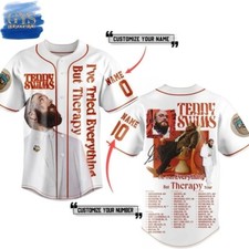 Teddy Swims I ve Tried Everything But Therapy 2025 Tour Baseball Jersey