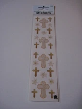 Stickers Paper House Crosses Cross Repeats Gold Lillies Small Large