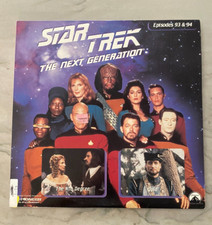 Star Trek The Next Generation Episodes 93 and 94 Laserdisc 