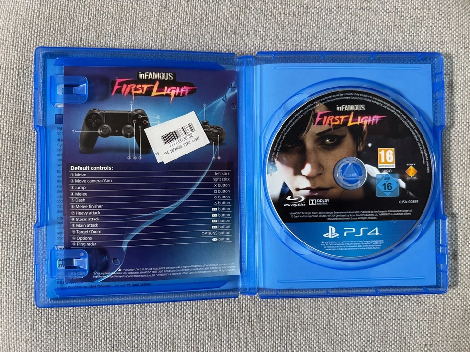 ps4 INFAMOUS FIRST LIGHT Game Playstation REGION FREE PAL UK Version PS5 - Image 3 of 3