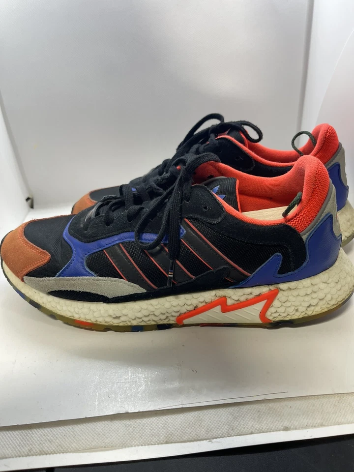 Adidas Tresc Run Core Black Solar Red Hi Res Blue - Men’s 12 US. Rare Colorway - Image 4 of 4