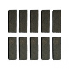 10x Violin String Nut Natural Ebony Wood Good Quality