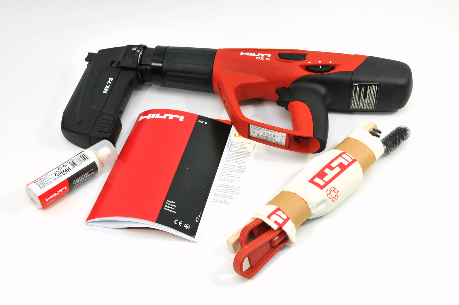 HILTI DX 5 MX 72 Kit Fully Automatic Powder Actuated Tool in Case