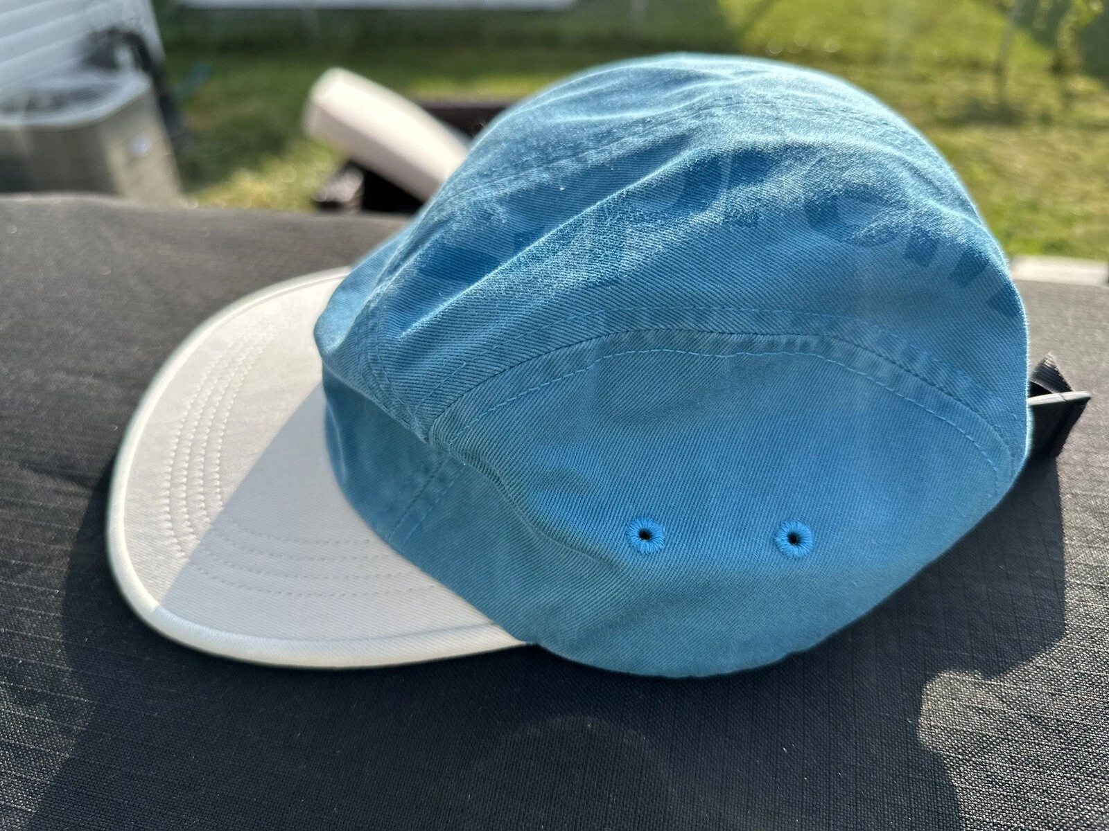 Casquette de camp panneau supérieur en sergé 2 tons SUPREME HAT BLEU ROYAL BRILLANT SS17