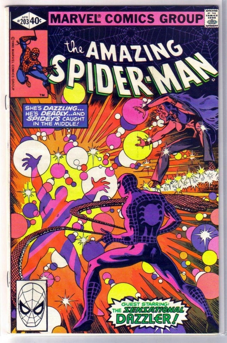 AMAZING SPIDERMAN #203 The Sensational Dazzler! Marvel Comic Book